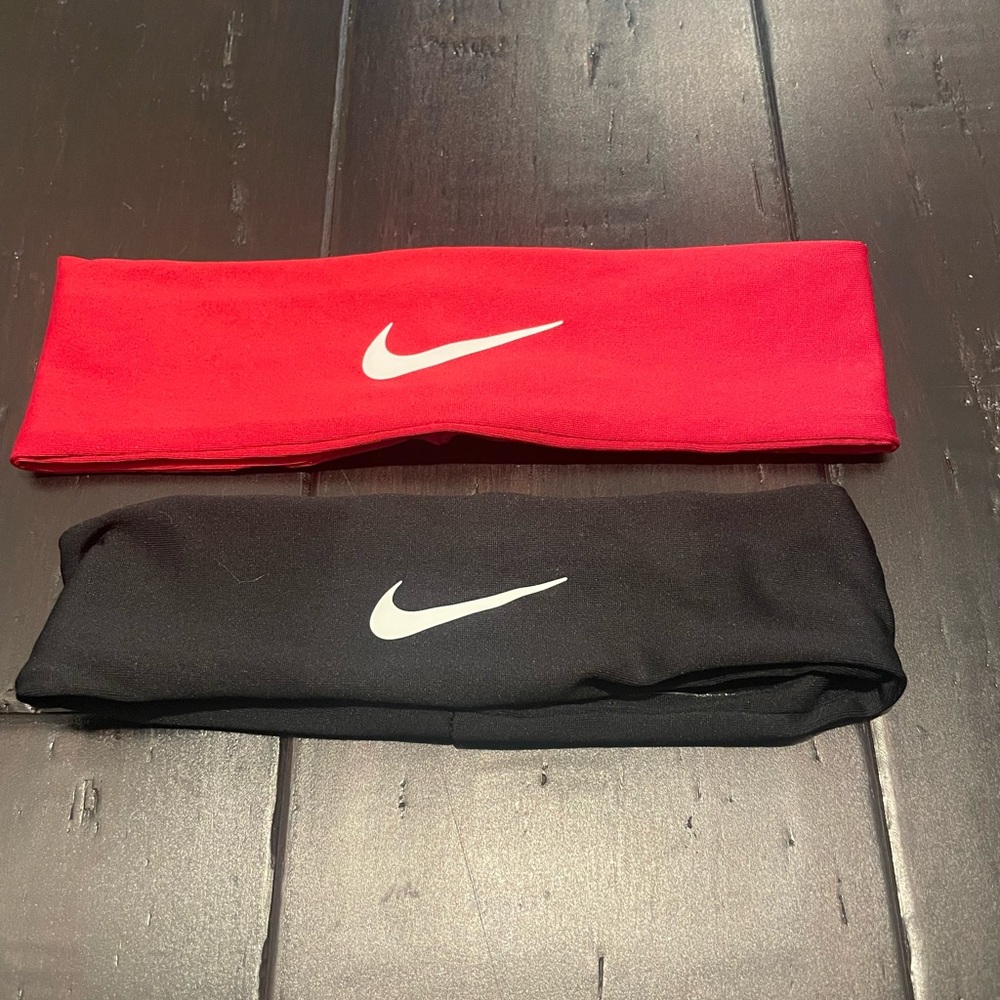 black and red nike headbands
